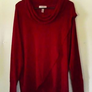Dressbarn M Dolman Red Sweater